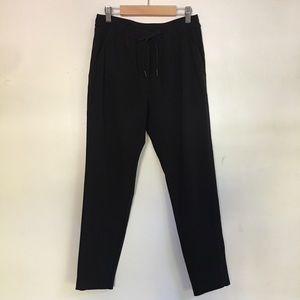 Lululemon Black Straight Leg Lounge Pant, Size 4.